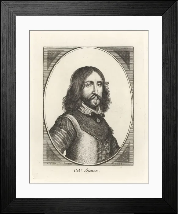 Framed Print : Colonel Nathaniel Fiennes, Parliamentarian, 1608-1669 Framed Print : Colonel Nathaniel Fiennes, Parliamentarian, 1608-1669