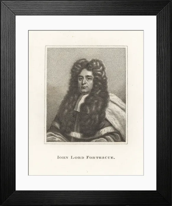 Framed Print : John Fortescue Aland, English lawyer and judge, 1670-1746 Framed Print : John Fortescue Aland, English lawyer and judge, 1670-1746