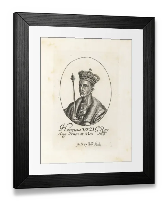 Framed Print : Henry VI, King of England and Lord of Ireland, 1421-1471 Framed Print : Henry VI, King of England and Lord of Ireland, 1421-1471