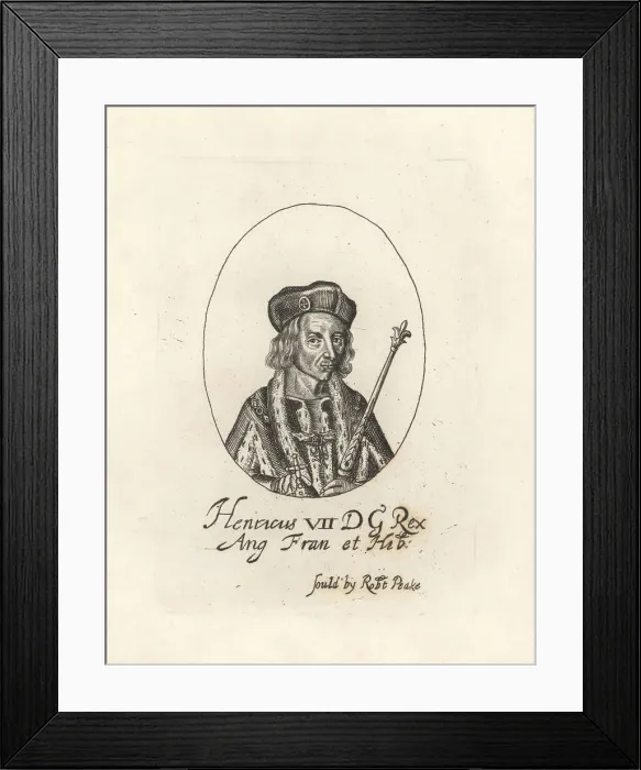 Framed Print : Henry VII, King of England, 1457-1509 Framed Print : Henry VII, King of England, 1457-1509