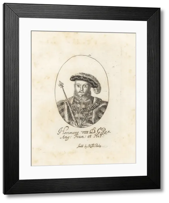 Framed Print : Henry VIII, King of England, 1491-1547 Framed Print : Henry VIII, King of England, 1491-1547