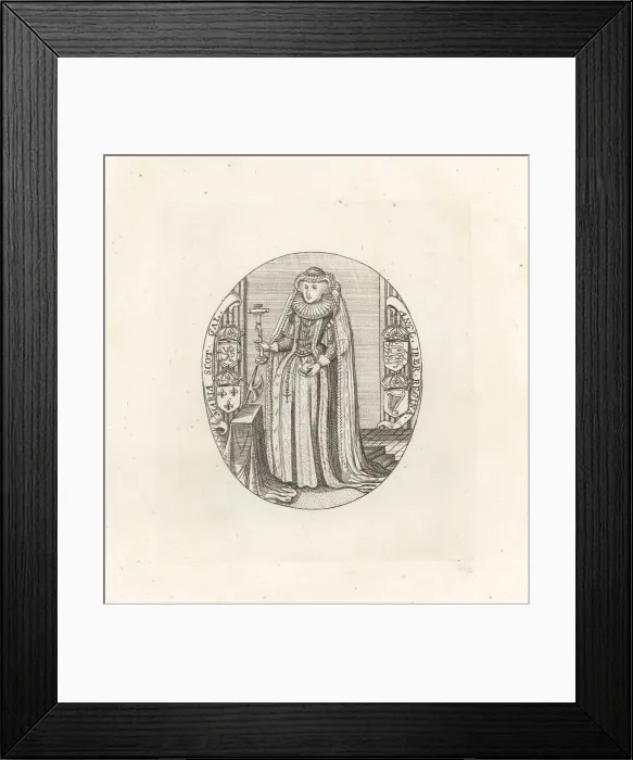 Framed Print : Mary, Queen of Scots, 1542-1587 Framed Print : Mary, Queen of Scots, 1542-1587