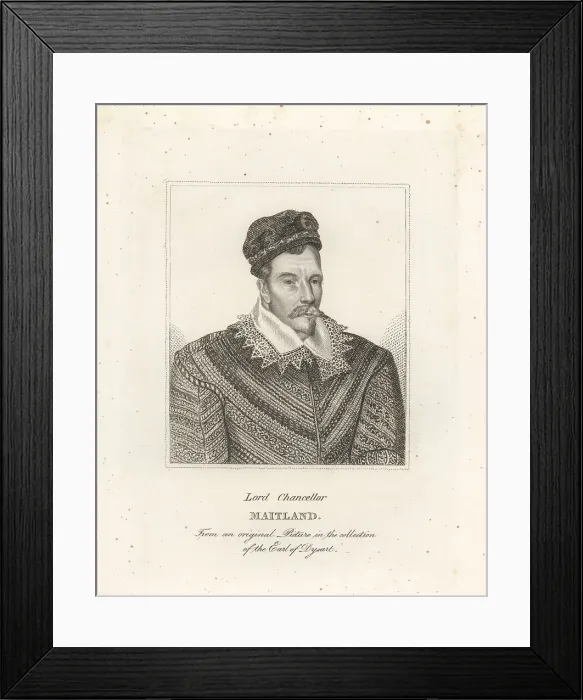 Framed Print : John Maitland, 1st Lord Maitland of Thirlestane, 1537-1595 Framed Print : John Maitland, 1st Lord Maitland of Thirlestane, 1537-1595