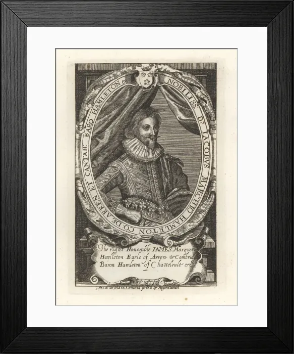 Framed Print : James Hamilton, 2nd Marquis of Hamilton, 1589-1625 Framed Print : James Hamilton, 2nd Marquis of Hamilton, 1589-1625