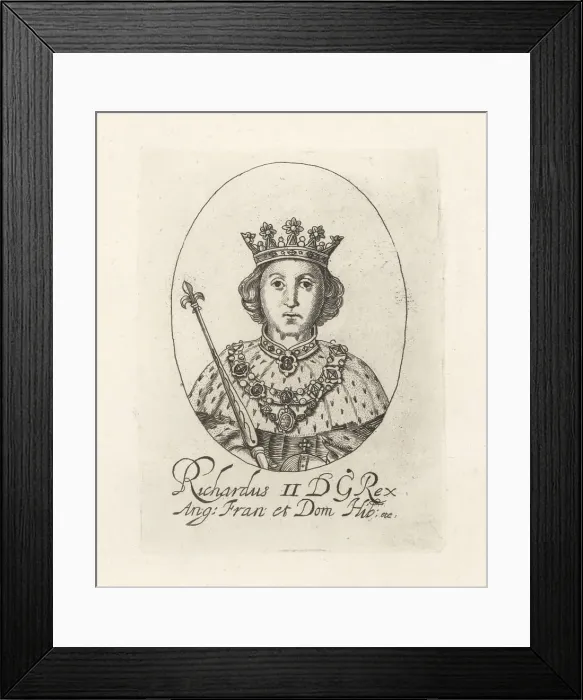 Framed Print : King Richard II of England, 1367-1400 Framed Print : King Richard II of England, 1367-1400