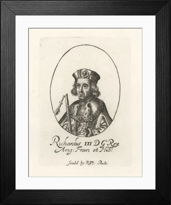 Framed Print : King Richard III of England, 1452-1485 Framed Print : King Richard III of England, 1452-1485