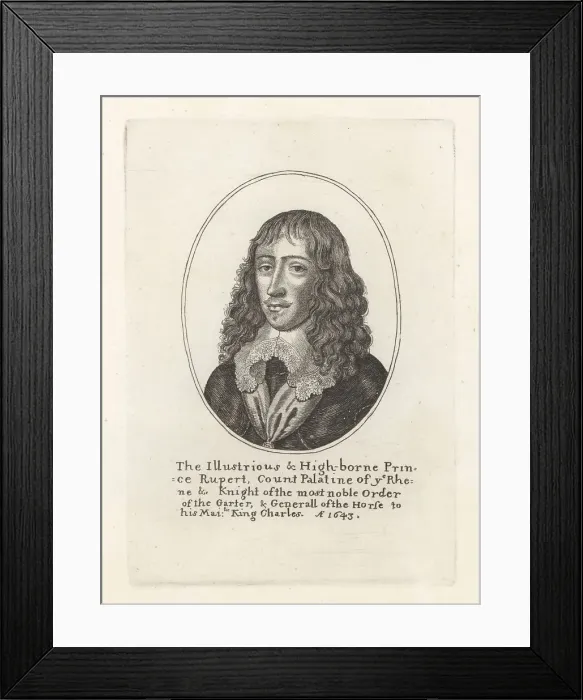 Framed Print : Prince Rupert of the Rhine, 1619-1682 Framed Print : Prince Rupert of the Rhine, 1619-1682