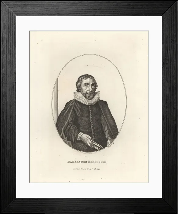 Framed Print : Alexander Henderson, Scottish theologian Framed Print : Alexander Henderson, Scottish theologian