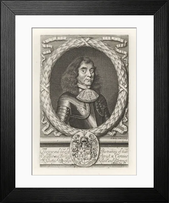 Framed Print : Sir George Rawdon, 1st Baronet of Moira, 1604-1684 Framed Print : Sir George Rawdon, 1st Baronet of Moira, 1604-1684
