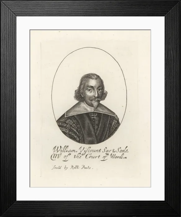 Framed Print : William Fiennes, 1st Viscount Saye and Sele, 1582-1662 Framed Print : William Fiennes, 1st Viscount Saye and Sele, 1582-1662