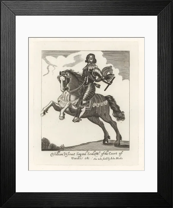 Framed Print : William Fiennes, 1st Viscount Saye and Sele, 1582-1662 Framed Print : William Fiennes, 1st Viscount Saye and Sele, 1582-1662