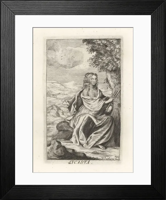 Framed Print : Lucy Sacheverell, muse to the poet Richard Lovelace Framed Print : Lucy Sacheverell, muse to the poet Richard Lovelace