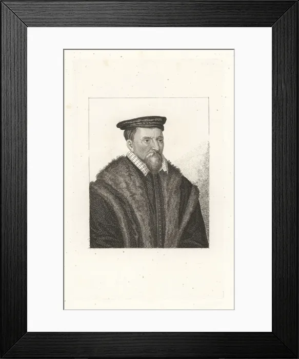 Framed Print : Thomas Vaux, English poet, 1509-1556 Framed Print : Thomas Vaux, English poet, 1509-1556