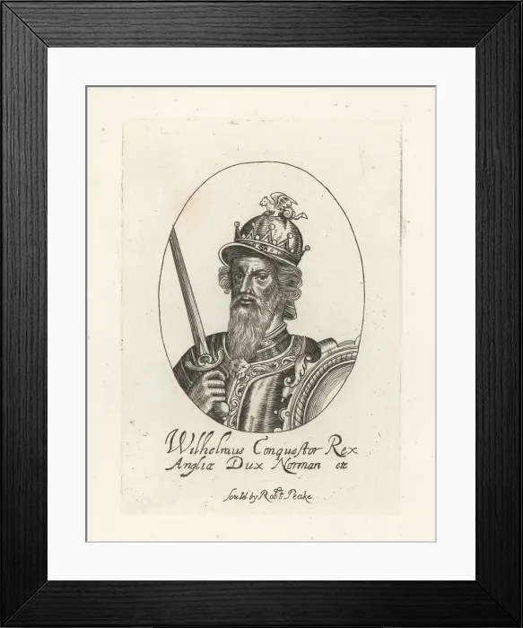 Framed Print : King William I of England, c. 1028-1087 Framed Print : King William I of England, c. 1028-1087