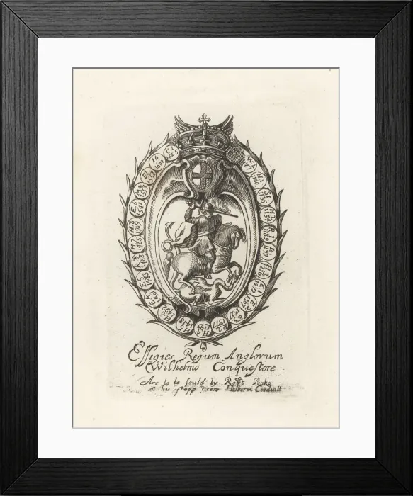 Framed Print : William the Conqueror as Saint George Framed Print : William the Conqueror as Saint George