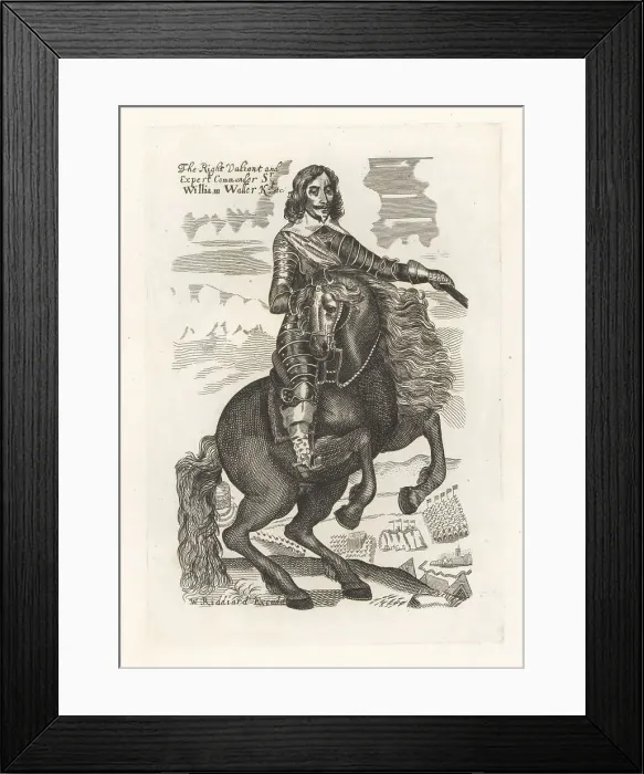 Framed Print : Sir William Waller, English Parliamentarian soldier, c. 1597-166 Framed Print : Sir William Waller, English Parliamentarian soldier, c. 1597-166