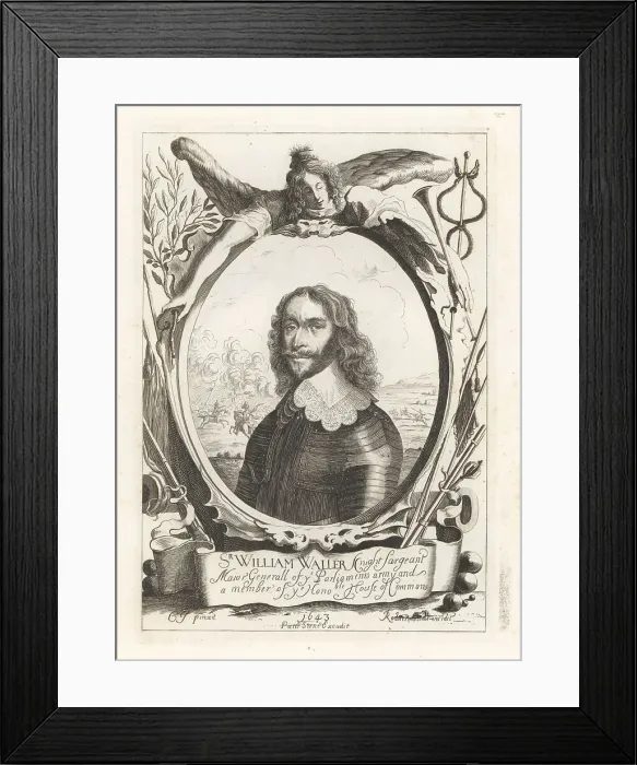 Framed Print : Sir William Waller, English Parliamentarian soldier, c. 1597-166 Framed Print : Sir William Waller, English Parliamentarian soldier, c. 1597-166