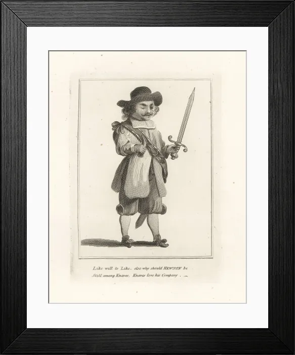 Framed Print : John Hewson, Colonel in the New Model Army, died 1662 Framed Print : John Hewson, Colonel in the New Model Army, died 1662