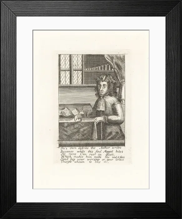 Framed Print : Samuel Wesley, English divine and poet, 1662-1735 Framed Print : Samuel Wesley, English divine and poet, 1662-1735