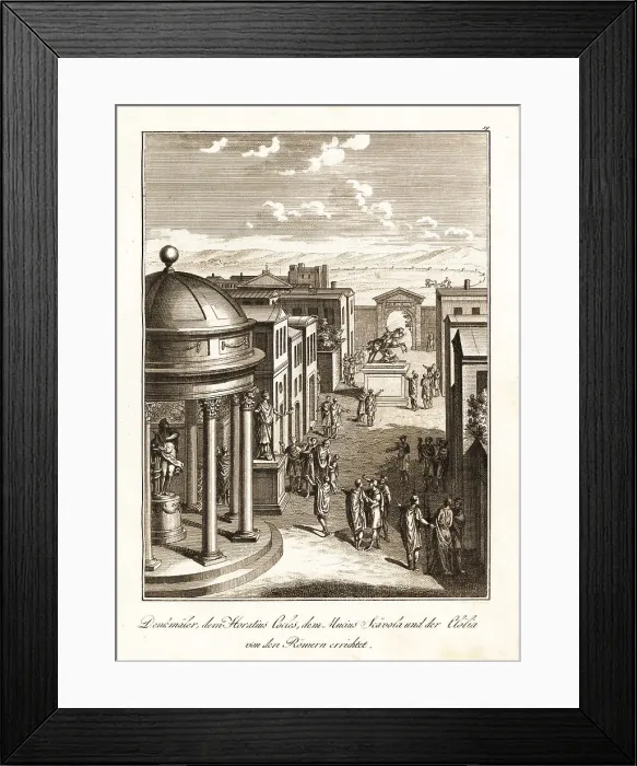 Framed Print : Roman statues of Horatius Cocles, Scaevola and Cloelia Framed Print : Roman statues of Horatius Cocles, Scaevola and Cloelia