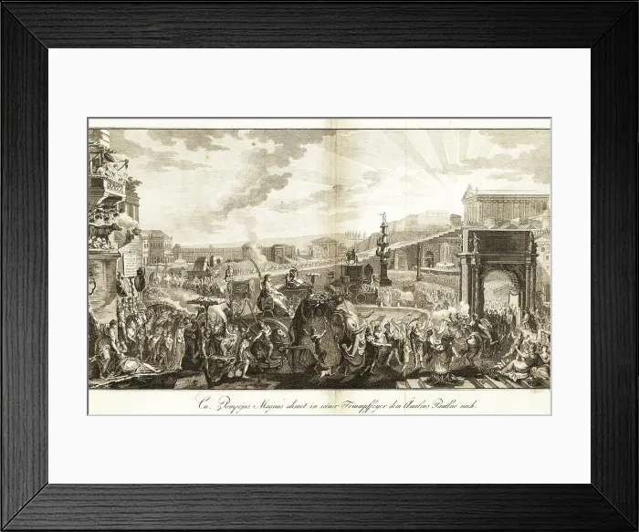 Framed Print : The Triumph of Pompey in Rome, 61 BC Framed Print : The Triumph of Pompey in Rome, 61 BC
