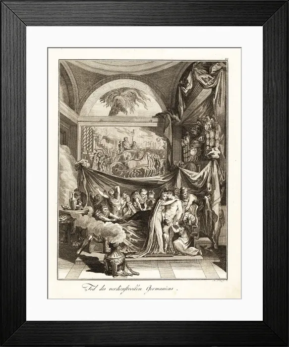 Framed Print : The dubious death of Germanicus Julius Caesar in Seleucia, AD 19 Framed Print : The dubious death of Germanicus Julius Caesar in Seleucia, AD 19