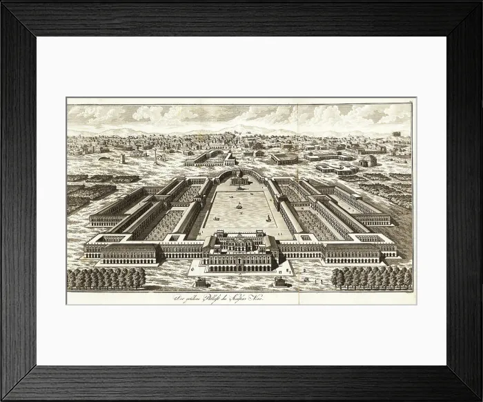 Framed Print : Panoramic view of the Domus Aurea built by Emperor Nero, 64-68 A Framed Print : Panoramic view of the Domus Aurea built by Emperor Nero, 64-68 A