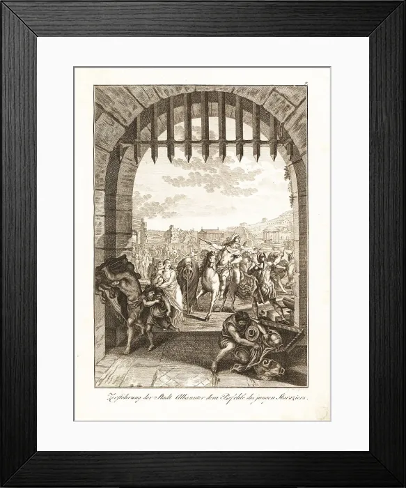 Framed Print : The destruction of the Latin city of Alba Longa under the orders Framed Print : The destruction of the Latin city of Alba Longa under the orders