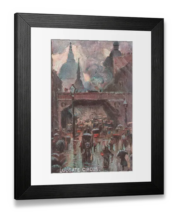 Framed Print : Ludgate Circus Framed Print : Ludgate Circus