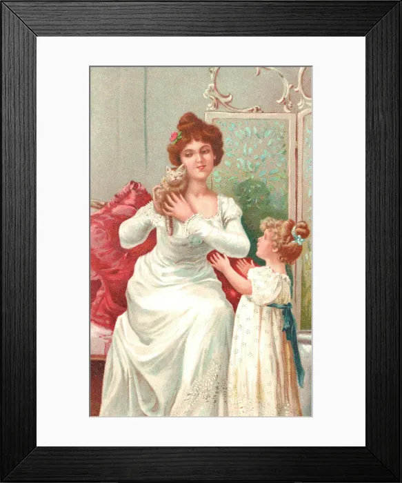 Framed Print : Mother & Daughter Framed Print : Mother & Daughter