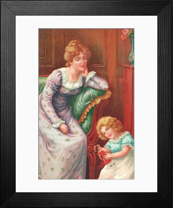 Framed Print : Mother & Daughter Framed Print : Mother & Daughter