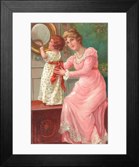 Framed Print : Mother & Daughter Framed Print : Mother & Daughter
