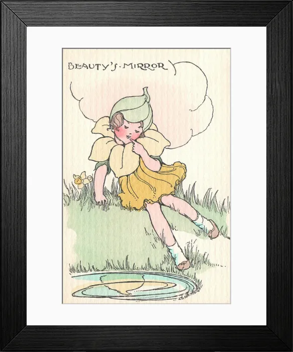 Framed Print : Beauty's Mirror Framed Print : Beauty's Mirror