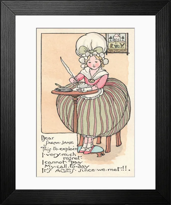 Framed Print : Message to a Friend Framed Print : Message to a Friend