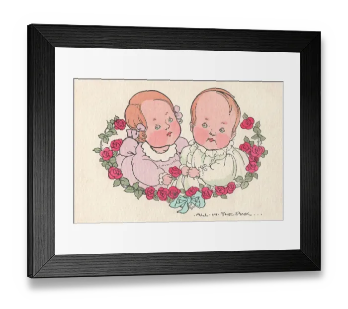 Framed Print : Happy Babies Framed Print : Happy Babies