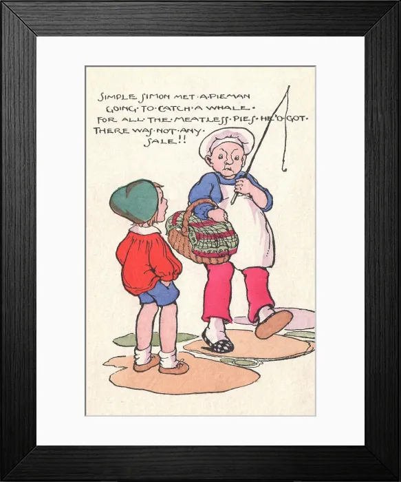 Framed Print : Nursery Rhyme Framed Print : Nursery Rhyme