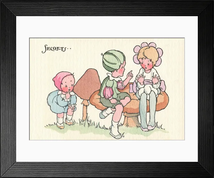 Framed Print : Sharing secrets Framed Print : Sharing secrets