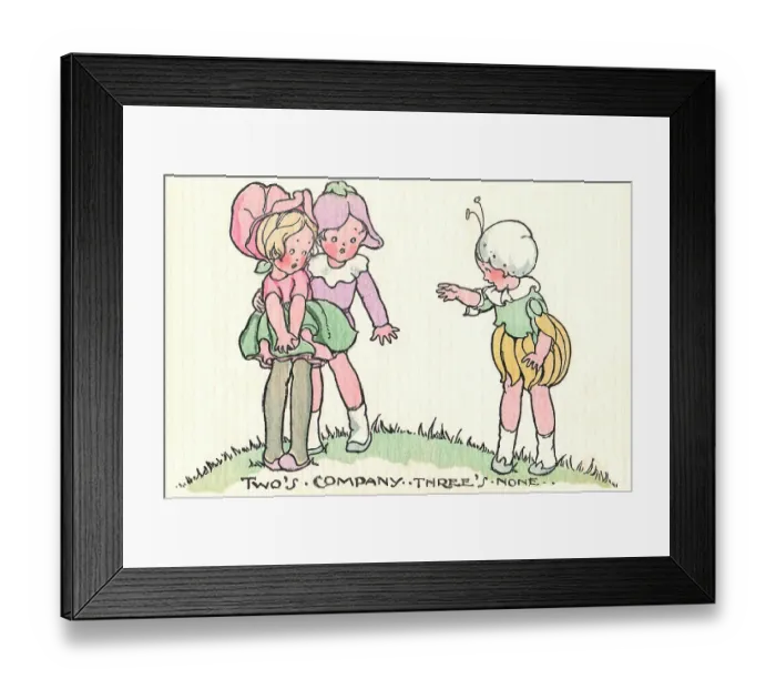 Framed Print : Two's Company Framed Print : Two's Company