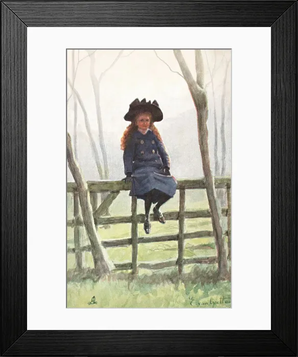 Framed Print : Edwardian Scene Framed Print : Edwardian Scene