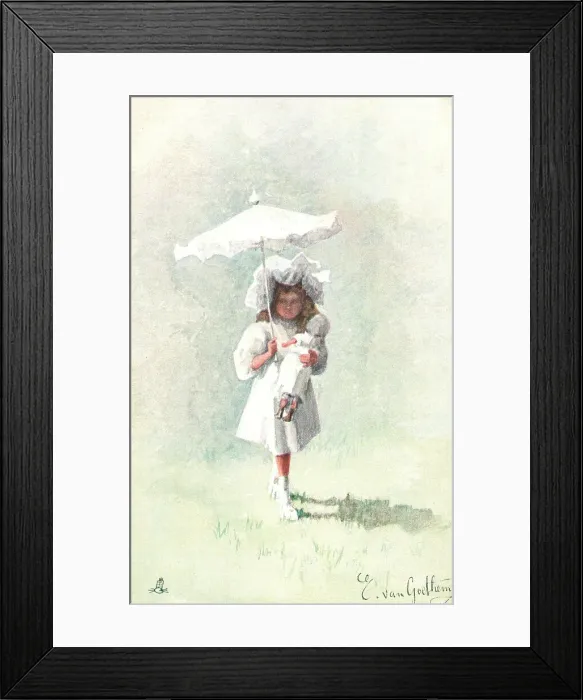 Framed Print : Edwardian Scene Framed Print : Edwardian Scene