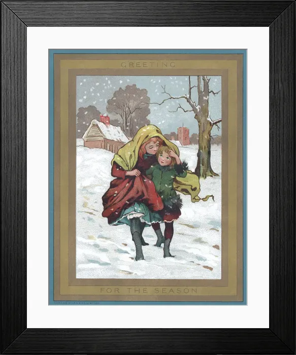 Framed Print : Winter Scene Framed Print : Winter Scene