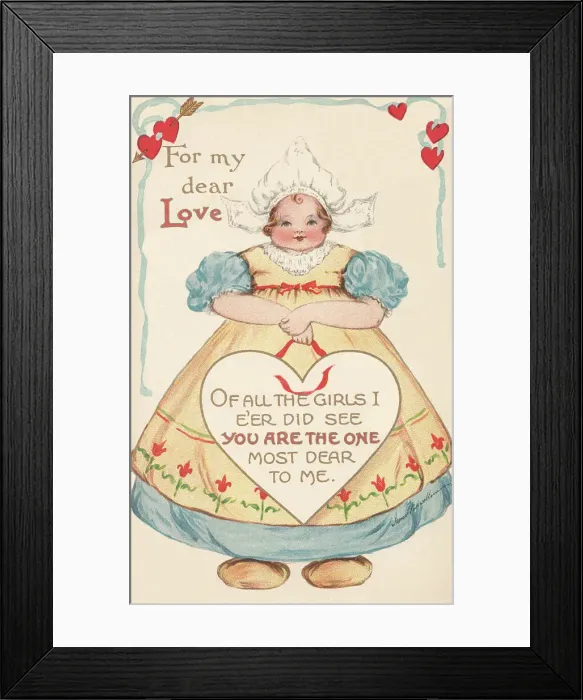 Framed Print : Valentine card Framed Print : Valentine card