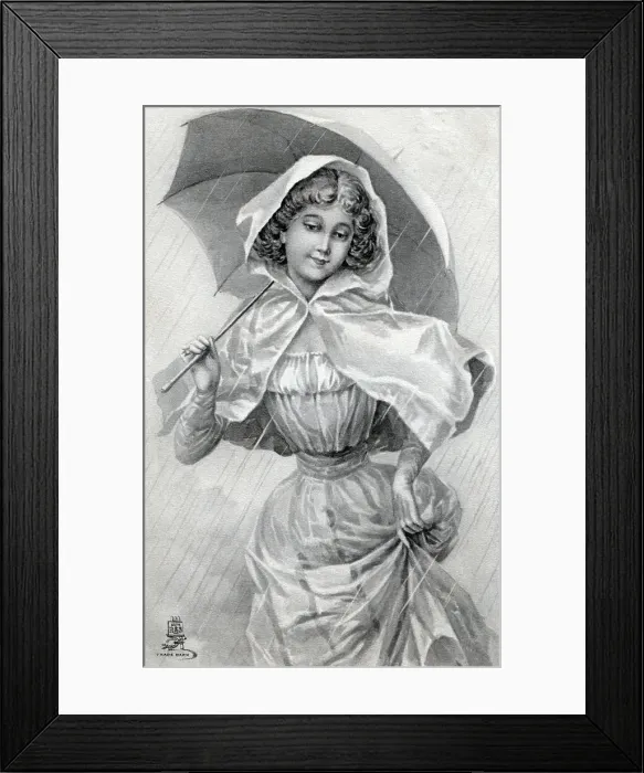 Framed Print : Caught in the Rain Framed Print : Caught in the Rain