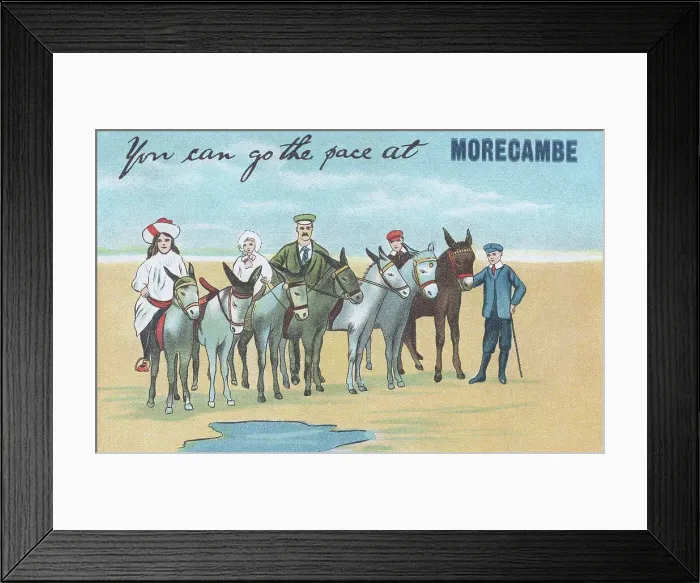 Framed Print : Beach Donkeys Framed Print : Beach Donkeys