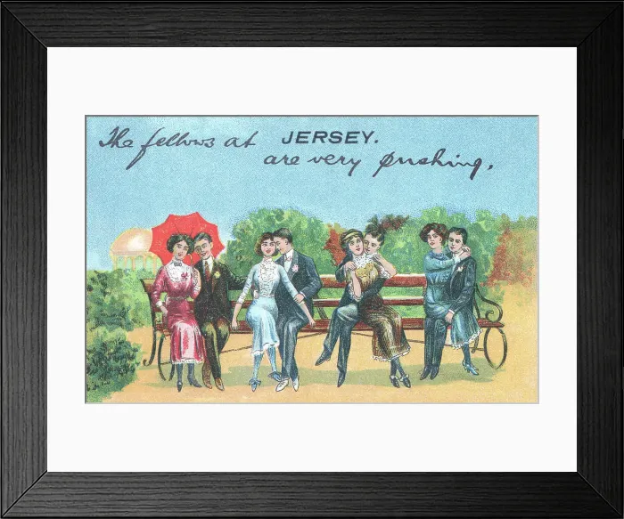 Framed Print : Amorous Couples Framed Print : Amorous Couples