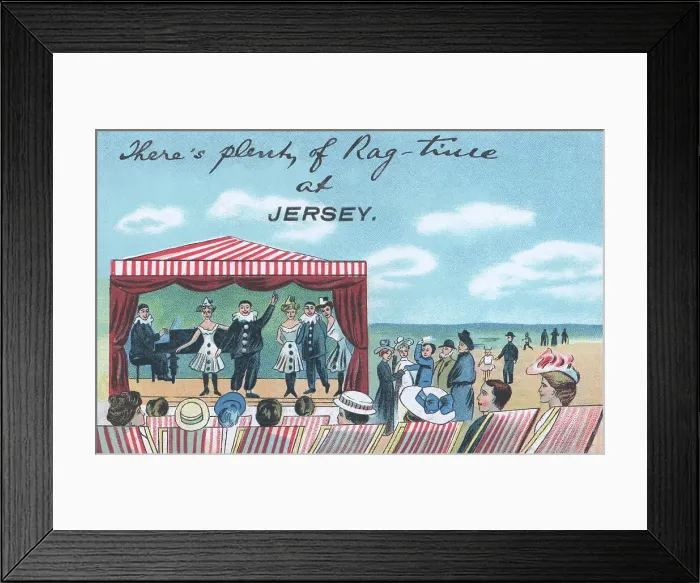 Framed Print : Beach Pierrots Framed Print : Beach Pierrots