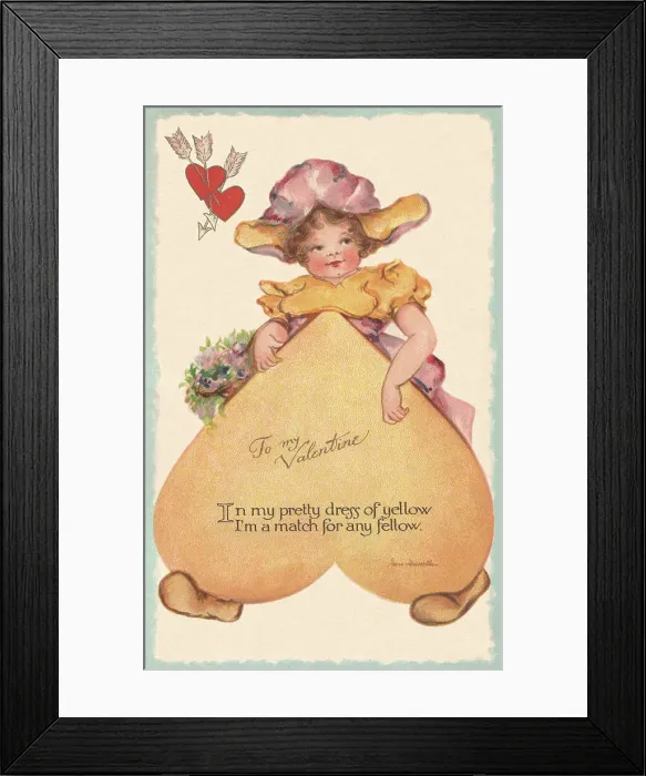 Framed Print : Valentine card Framed Print : Valentine card
