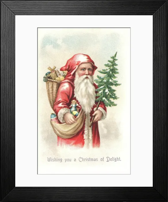 Framed Print : Santa Claus Framed Print : Santa Claus