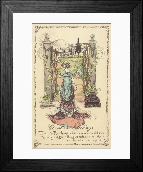 Framed Print : Christmas Greeting Framed Print : Christmas Greeting