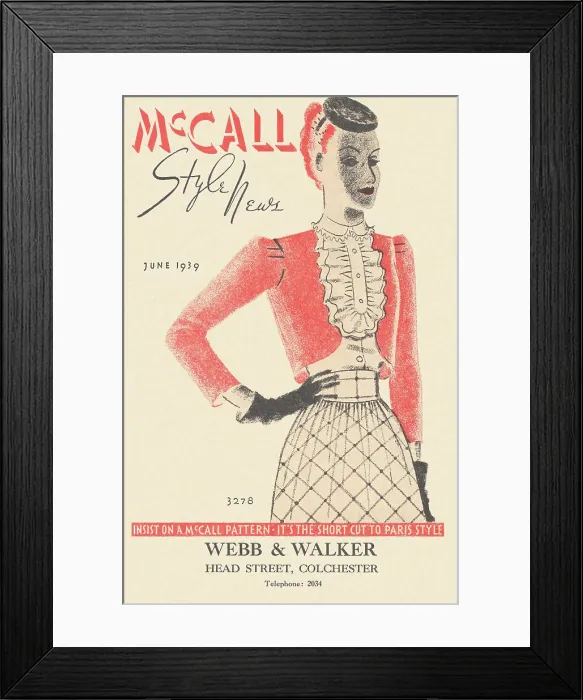 Framed Print : McCall Style News Framed Print : McCall Style News